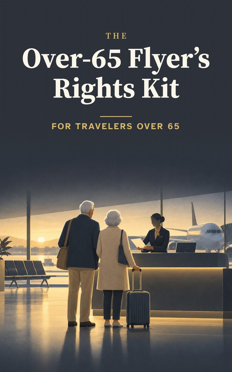 The cover of The Over-65 Flyer's Rights Kit